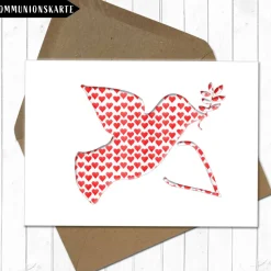 Glückwunschkarten|Galerie Charlotte Design Glückwunschkarte zur ersten Kommunion, Taufe oder Konfirmation
