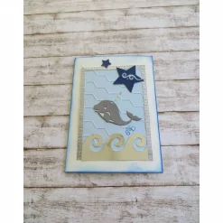 Outlet Glückwunschkarte zur Geburt, Babykarte, Geldgeschenk , Wal Glückwunschkarten