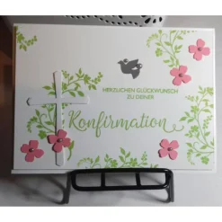 Discount Glückwunschkarte zur Konfirmation mit Taube und Kreuz Glückwunschkarten