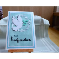 Glückwunschkarten|Wollzottel Glückwunschkarte zur Konfirmation