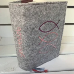 Sale Gotteslobhülle aus Wollfilz - Gotteslobeinband - Schutzhülle für das Gotteslob - Personalisierbar - Gotteslobhülle