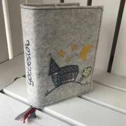 Sale Gotteslobhülle aus Wollfilz - Gotteslobeinband - Schutzhülle für das Gotteslob - Personalisierbar - Gotteslobhülle