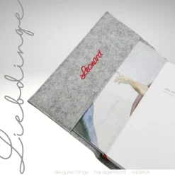 Best Gotteslobhülle Filz BOOT Einband Gesangbuch *personalisierbar  KL219 Gotteslobhülle