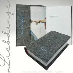 Best Gotteslobhülle Filz ICHTYS FISCH Einband Gesangbuch *personalisierbar  KL229 Gotteslobhülle