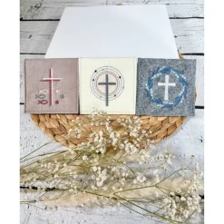 Best Gotteslobhülle Gebetbuchhülle Kunstleder schwarz mit Kreuz personalisiert Gotteslobhülle