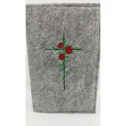 Gotteslobhülle|filzgipfel - Dirndltaschen Gotteslobhülle mit Kreuz und Rosen