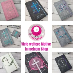 Sale Gotteslobhülle Noten und Musikschlüssel, Kommunion Gotteslobhülle