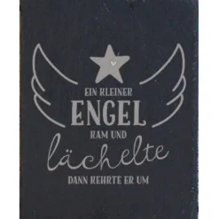 Best Grabschmuck Trauerschild Grab Schmuck Friedhof Grabplatte Stein Schiefer schwarz Steinplatte Platte Garten Erde Gedenksteine