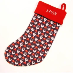 Hot Großer Nikolausstiefel Nikolaussocke Nikolausstrumpf handgefertigt Nikolausgesicht personalisierbar mit Namen Nikolausstiefel