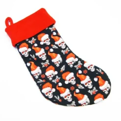 Hot Großer Nikolausstiefel Nikolaussocke Nikolausstrumpf handgefertigt Totenkopf Nikolausmütze personalisierbar mit Namen Nikolausstiefel