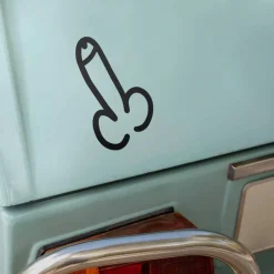 Großer Penis Aufkleber – Biggus Diggus | Autosticker | Pimmel Autoaufkleber JGA Junggesellenabschied | Scherz Junggesellenabschied