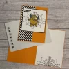Accessoires|Frau Yakusas KreativChaos Grußkarte / Glückwunschkarte, Ein „Hallöchen“ zu Halloween oder zum Geburtstag, Monster, Handarbeit, Stampin‘Up!