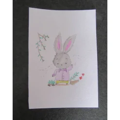 Best Grußkarte Hase - Osterkarte Osterkarten