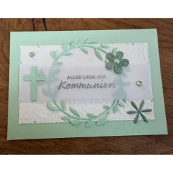 Best Grußkarte oder Einladung Kommunion Glückwunschkarten