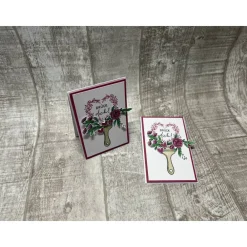 Clearance Grußkarten Glückwunschkarten „Drück dich“ Cards Geburtstag Muttertag Valentinstag Anlass Blumen Herz Stampin‘ Up! Glückwunschkarten