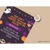 Accessoires|Herzblutmaedl Gruselige Halloween Haus Deko - Türschild mit Skelett Motiv als Print in DIN A4 | Einzigartige Halloween Dekoration | Ki
