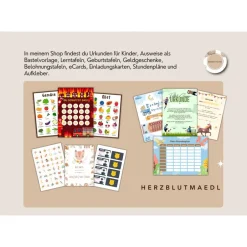 Accessoires|Herzblutmaedl Gruselige Halloween Haus Deko - Türschild mit Skelett Motiv als Print in DIN A4 | Einzigartige Halloween Dekoration | Ki