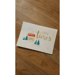 Discount Grusskarte Wintermotiv Aquarell (gedruckt) Weihnachtskarten