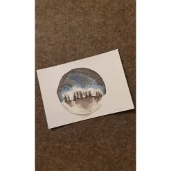 Hot Grusskarte Wintermotiv Aquarell (gedruckt) Weihnachtskarten