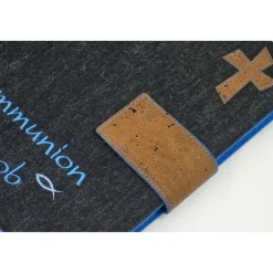 Sale Gästebuch Fotoalbum aus Filz mit Korkkreuz zur Konfirmation Kommunion Geschenke