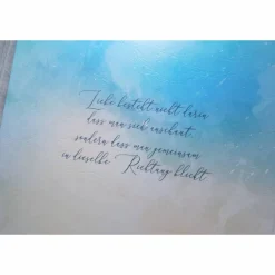 Online Gästebuch zur Hochzeit personalisiert mit Name, Spruch und Datum; Aquarell-Hintergrund in Himmelblau und Vanille, Kalligraphie und Handlettering, Hochzeitsgeschenk, Geschenkidee, Hochzeitsgästebuch, Hochzeitsbuch, individualisiert Hochzeitsgästebuch