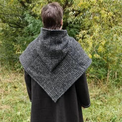 Kostüme Für Erwachsene|Toraxacum Gugel für Wikinger Wolle grau, Skjoldehamn Gugel für Frauen und Männer, ,  G-EW-W-gr-ka