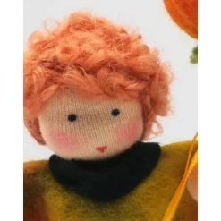 Best Halloween Junge mit Kürbis - Jahreszeitentisch - Blumenkinder - Herbst - Waldorf - Art.Nr. HE4 Herbst