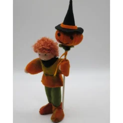Best Halloween Junge mit Kürbis - Jahreszeitentisch - Blumenkinder - Herbst - Waldorf - Art.Nr. HE4 Herbst