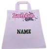 Halloween Tasche mit Namen Zombie Girl Taschen