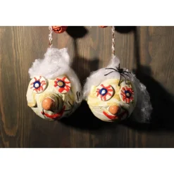 Monster & Gespenster|Susanne Hiebl...die etwas andere Art! Halloweendeko KUGELMUMIEN – Handgemachte Mumien aus Kunststoffkugeln für Deine Halloweenparty