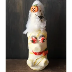 Monster & Gespenster|Susanne Hiebl...die etwas andere Art! Halloweendeko MUMIENFAMILIE – Handgemachte Mumien aus Glasflaschen für Deine Halloweenparty