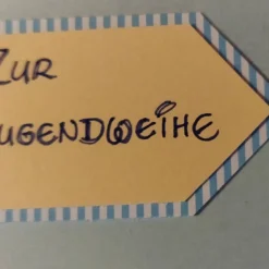 Discount Handgefertigte Grußkarte zur Jugendweihe Glückwunschkarten