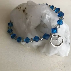 Best Handgefertigtes Dirndl-Armband aus Kristallperlen Trachtenschmuck