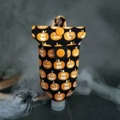 Best Handgel- / Desinfektionsmittel-Tasche | Kürbisse - Handmadetasche Accessoire für Halloween Accessoires