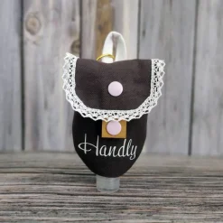 Clearance Handgel- / Desinfektionsmittel-Tasche | HANDLY – Handmade mit Plott & Spitze Accessoires