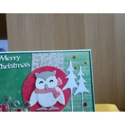 Best Handgemachte Weihnachtskarte mit Eule Weihnachtskarten