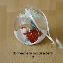 Baumschmuck|Alisas kreative Ecke Handgemachte Weihnachtskugeln, gefüllte Weihnachtskugeln, Weihnachtsschmuck Kugel, Weihnachtsbaum Dekoration