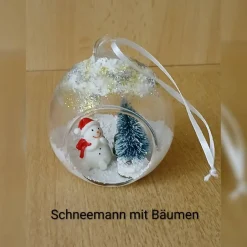 Baumschmuck|Alisas kreative Ecke Handgemachte Weihnachtskugeln, gefüllte Weihnachtskugeln, Weihnachtsschmuck Kugel, Weihnachtsbaum Dekoration