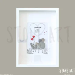 Best Handgemachtes Steinbild zur Kristallhochzeit – Persönliches Geschenk zum 15. Hochzeitstag mit Namen Hochzeitsgeschenke