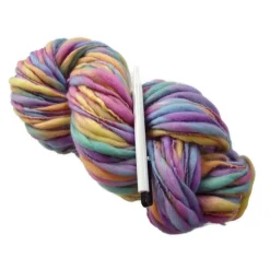 Discount Handgesponnenes dickes Merinogarn 100g/64m, Strickwolle dick und dünn Pastelltöne, Nadelstärke ab 10mm, P Haarschmuck & Kopfputz