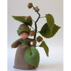 Haselnuss - Blumenkind - Jahreszeitentisch - Waldorf Art- Art.Nr. HE26 Herbst