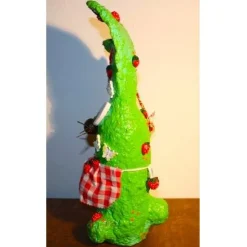 Outlet Hasenfigur ERDBEERHASERL handgefertigte Künstler-Figur Osterdeko Geschenk für Erdbeer-Fans Geldgeschenk Osterhasen