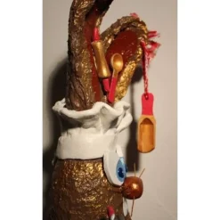 Clearance Hasenfigur KOCHHASERL handgefertigte Künstler-Figur Geschenk für Köche Geldgeschenk Essen Osterhasen