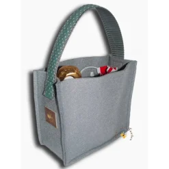 Best Hasentasche Besticktes Osterkörbchen Ostertasche Osternest Filztasche Kinder Stofftasche Utensilo Geschenktasche Osterkörbchen