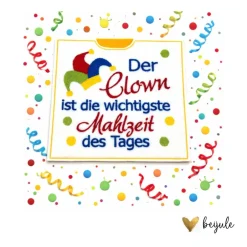 Deko|beijule Helau! Hülle für die kleine oder normale quadratische Schokolade