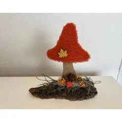 Sale Herbstgesteck Herbstdeko Herbst Baumrinde Pilze Herbst