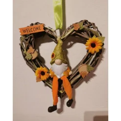 Sale Herbstkranz Türkranz Türschmuck Kranz Herbst Türdeko Wichtel Herbst