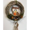 Discount Herbstkranz Türkranz Türschmuck Türdeko Eule Herbstdeko Herbst