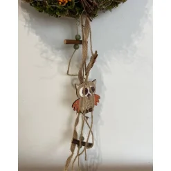Discount Herbstkranz Türkranz Türschmuck Türdeko Eule Herbstdeko Herbst