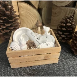 Discount Herbstzauber Geschenkset handgemachte Raysin-Deko mit Eichhörnchen Kürbissen & Kerzenlicht Herbst